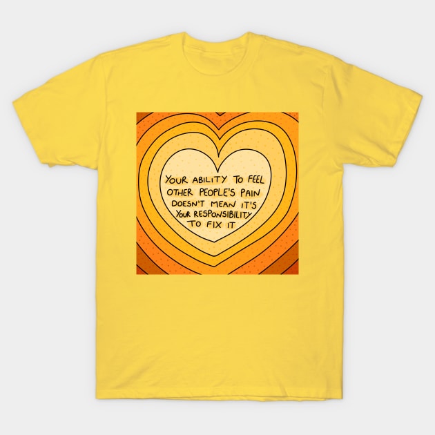 Empath T-Shirt by joyfulsmolthings